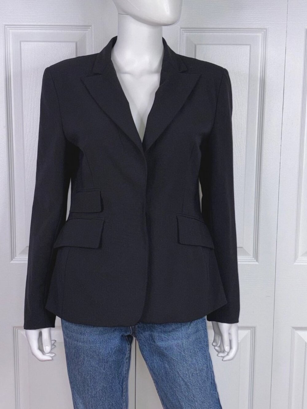 SANDRA ANGELOZZI women's Black blazer size 8